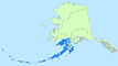 Map Displaying AWC for the Southwestern Region