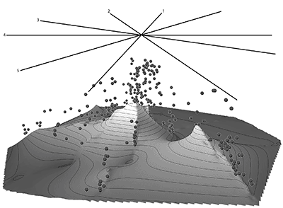 Model of acoustic survey of rockfish