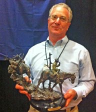 Al Cain with the Pogue-Elms Wildlife Enforcement Officer of the Year 2012