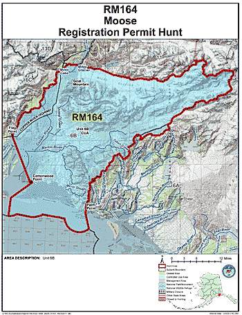 Map of RM164