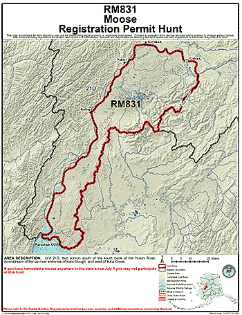 Map of RM831