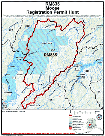 Map of RM835