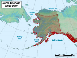 River Otter range map